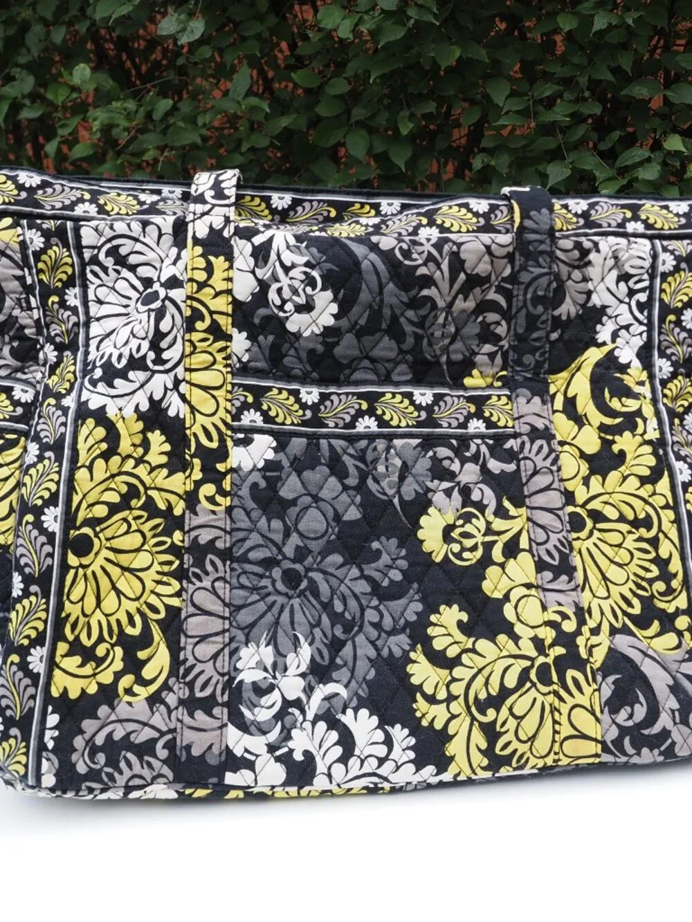 Vera Bradley Retired Baroque Floral Weekender Large Tote Bag